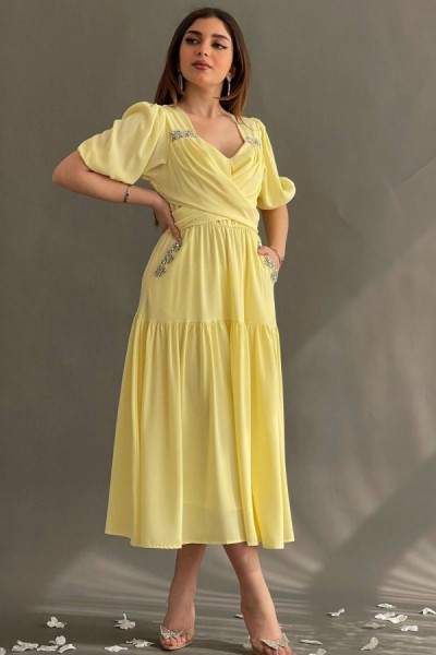 فستان ميد كريستال