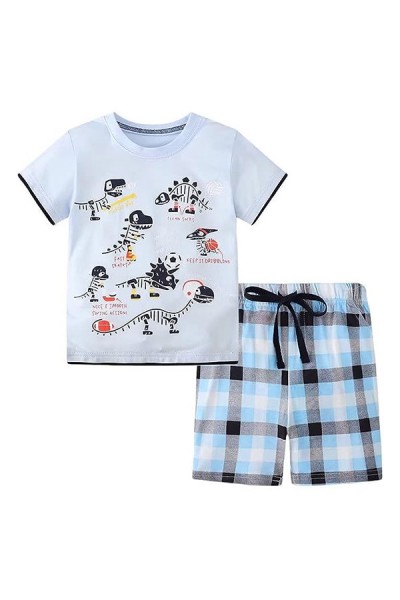 بيبنايس طقم ملابس صيفية من القطن للاطفال